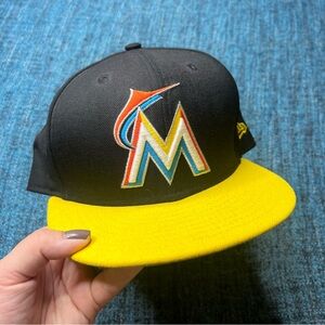 New Era 59Fifty Miami Marlins Fitted Baseball Hat